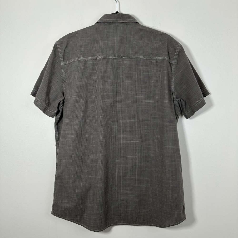 G.H. Bass & Co. Mens Sz Large Rock River Textures Short Sleeve Shirt Sz Large - Picture 2 of 8
